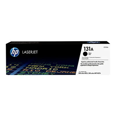 HP 131A Black Standard Yield Toner Cartridge (CF210A) 3 HP 131A Black Standard Yield Toner Cartridge (CF210A)