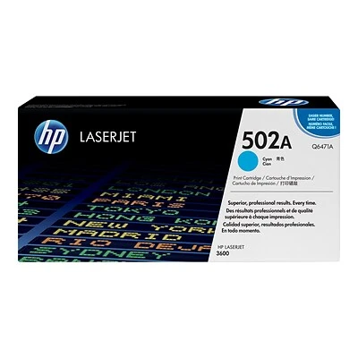HP 502A Cyan Standard Yield Toner Cartridge (Q6471A) HP 502A Cyan Standard Yield Toner Cartridge (Q6471A) -Avery shop sp40315194 s7