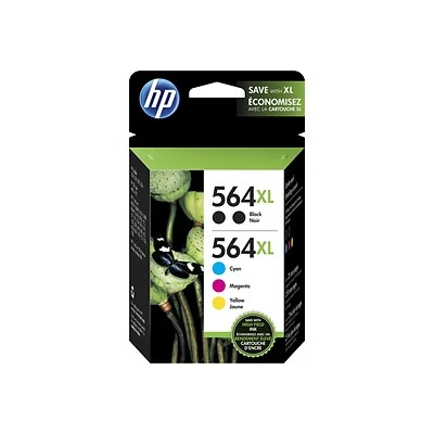 HP 564XL Black/Cyan/Magenta/Yellow High Yield Ink Cartridges, 5/Pack (N9H68FN) HP 564XL Black/Cyan/Magenta/Yellow High Yield Ink Cartridges, 5/Pack (N9H68FN) -Avery shop sp40884206 s7