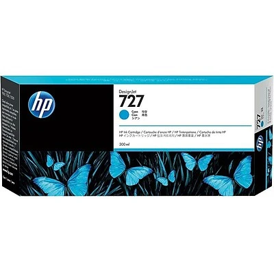 HP 727 Cyan Standard Yield Ink Cartridge (F9J76A) 3 HP 727 Cyan Standard Yield Ink Cartridge (F9J76A)