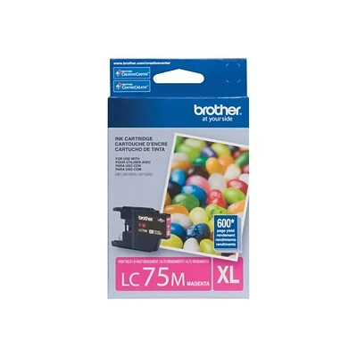 Brother LC75MS Magenta High Yield Ink Cartridge 3 Brother LC75MS Magenta High Yield Ink Cartridge