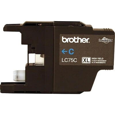 Brother LC75CS Cyan High Yield Ink Cartridge 3 Brother LC75CS Cyan High Yield Ink Cartridge