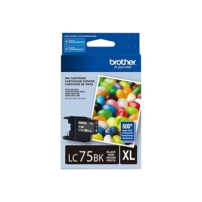 Brother LC75BKS Black High Yield Ink Cartridge Brother LC75BKS Black High Yield Ink Cartridge -Avery shop sp40890774 s7
