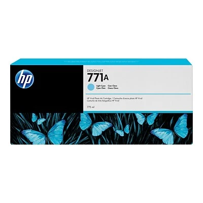 HP 771A Light Cyan Standard Yield Ink Cartridge (B6Y20A) HP 771A Light Cyan Standard Yield Ink Cartridge (B6Y20A) -Avery shop sp40891867 s7