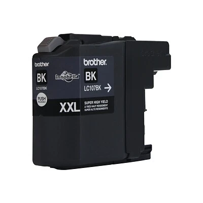 Brother LC107BKS Black Super High Yield Ink Cartridge 4 Brother LC107BKS Black Super High Yield Ink Cartridge - Image 2
