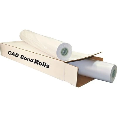 Alliance 20# Wide Format CAD Bond Paper, Uncoated, 24" x 300', 2/Carton (24300) Wide Format Paper Alliance 20# Wide Format CAD Bond Paper, Uncoated, 24" X 300', 2/Carton (24300) -Avery shop sp46037837 s7