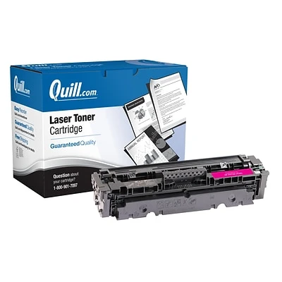 Quill Brand® Remanufactured Magenta Standard Yield Toner Cartridge Replacement for HP 410A (CF413A) (Lifetime Warranty) Quill Brand® Remanufactured Magenta Standard Yield Toner Cartridge Replacement For HP 410A (CF413A) (Lifetime Warranty) -Avery shop sp46207271 s7