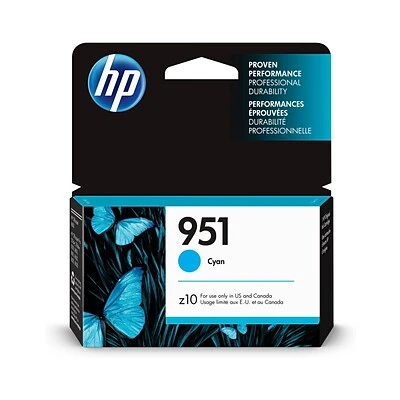 HP 951 Cyan Standard Yield Ink Cartridge (CN050AN#140) HP 951 Cyan Standard Yield Ink Cartridge (CN050AN#140) -Avery shop sp51295974 s7