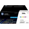 HP 508A Cyan/Magenta/Yellow Standard Yield Toner Cartridge, 3/Pack (CF360AM) 2 HP 508A Cyan/Magenta/Yellow Standard Yield Toner Cartridge, 3/Pack (CF360AM) -Avery shop sp58194701 s7