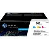 HP 202X Cyan/Magenta/Yellow High Yield Toner Cartridge, 3/Pack (CF500XM) 1 HP 202X Cyan/Magenta/Yellow High Yield Toner Cartridge, 3/Pack (CF500XM) -Avery shop sp59580841 s7