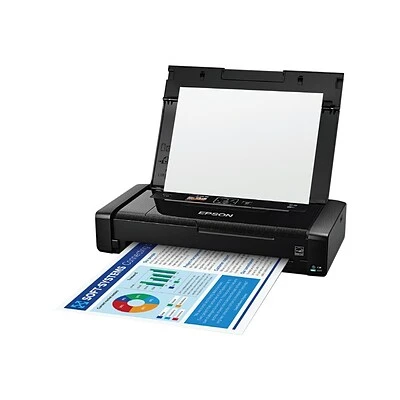 Printers Epson WorkForce® WF-110 Wireless, Lightweight, Compact Mobile Printer With Built-in Battery 3 Printers Epson WorkForce® WF-110 Wireless, Lightweight, Compact Mobile Printer With Built-in Battery