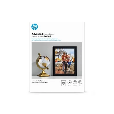 HP Glossy Photo Paper, 8.5" x 11", 50/Pack (Q7853A) HP Advanced Photo Paper HP Glossy Photo Paper, 8.5" X 11", 50/Pack (Q7853A) -Avery shop sp67682314 s7