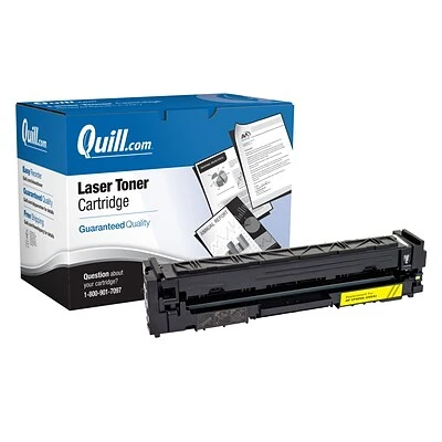 Quill Brand® Remanufactured Yellow Standard Yield Toner Cartridge Replacement For HP 202A (CF502A) (Lifetime Warranty) 3 Quill Brand® Remanufactured Yellow Standard Yield Toner Cartridge Replacement For HP 202A (CF502A) (Lifetime Warranty)
