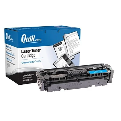 Quill Brand® Remanufactured Cyan High Yield Toner Cartridge Replacement for HP 410X (CF411X) (Lifetime Warranty) Quill Brand® Remanufactured Cyan High Yield Toner Cartridge Replacement For HP 410X (CF411X) (Lifetime Warranty) -Avery shop sp68665054 s7