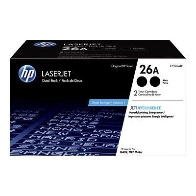 HP 26A Black Standard Yield Toner Cartridge, 2/Pack HP 26A Black Standard Yield Toner Cartridge, 2/Pack -Avery shop sp71935922 s7