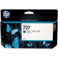 HP 727 Black Matte Standard Yield Ink Cartridge (C1Q12A)