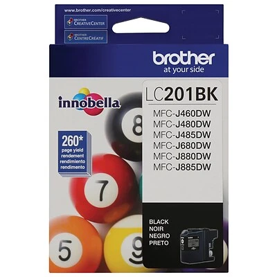 Brother LC201BKS Black Standard Yield Ink Cartridge (LC201BKS) Brother LC201BKS Black Standard Yield Ink Cartridge (LC201BKS) -Avery shop sp73453133 s7