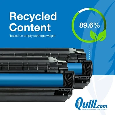 Quill Brand® Remanufactured Yellow Standard Yield Toner Cartridge Replacement for HP 410A (CF412A) (Lifetime Warranty) Quill Brand® Remanufactured Yellow Standard Yield Toner Cartridge Replacement For HP 410A (CF412A) (Lifetime Warranty) -Avery shop sp85556671 s7 3