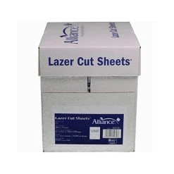 Copy & Printer Paper Alliance Lazer Cut 8.5" X 11" Printer Paper, 20 Lbs., 92 Brightness, 500 Sheets/Ream, 5 Reams/Carton (30030-C)